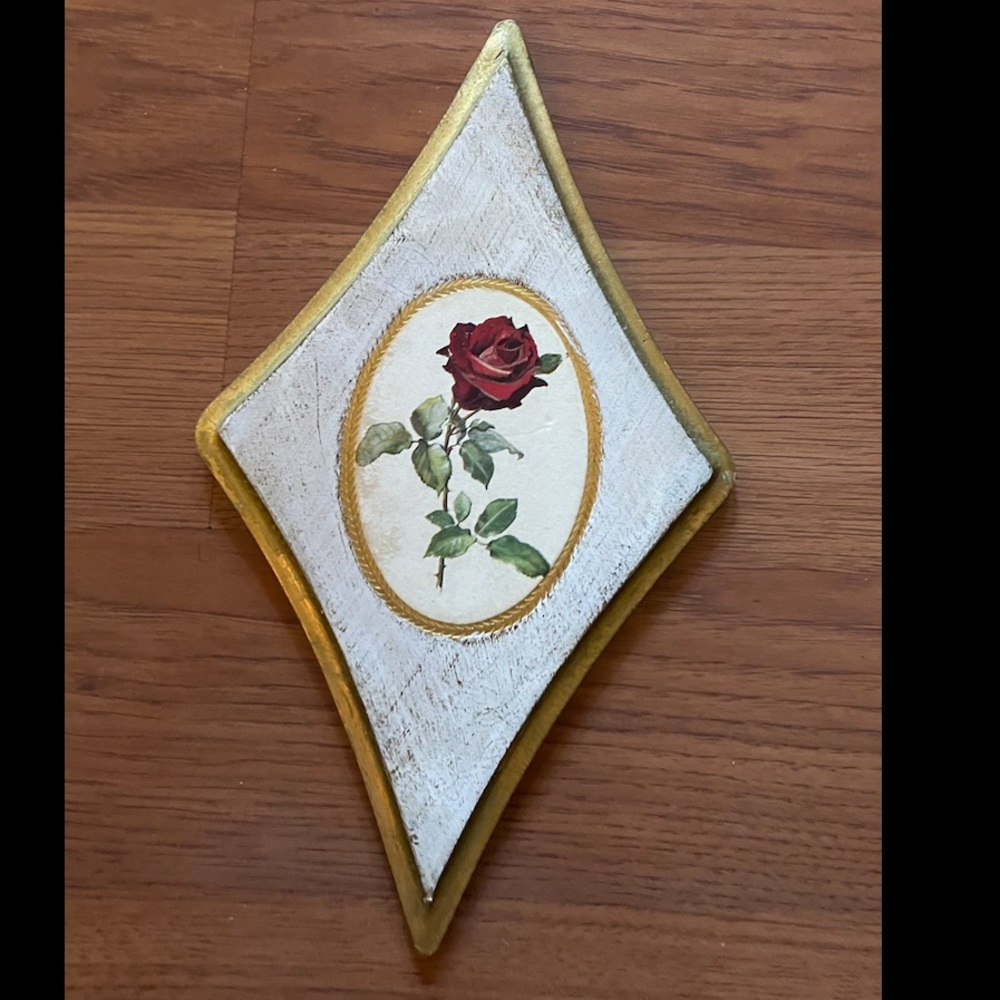 Vintage Rose Wall Hanging